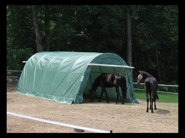 12'W x 20'L x 8'H Round Style Instant Garage | MDM Products