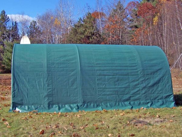 12'W x 20'L x 8'H Round Style Instant Garage | MDM Products