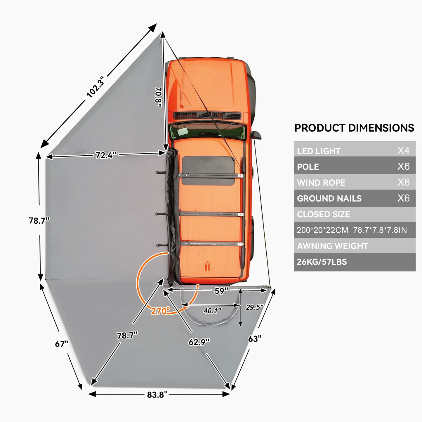 Naturnest 270 Awning Plus