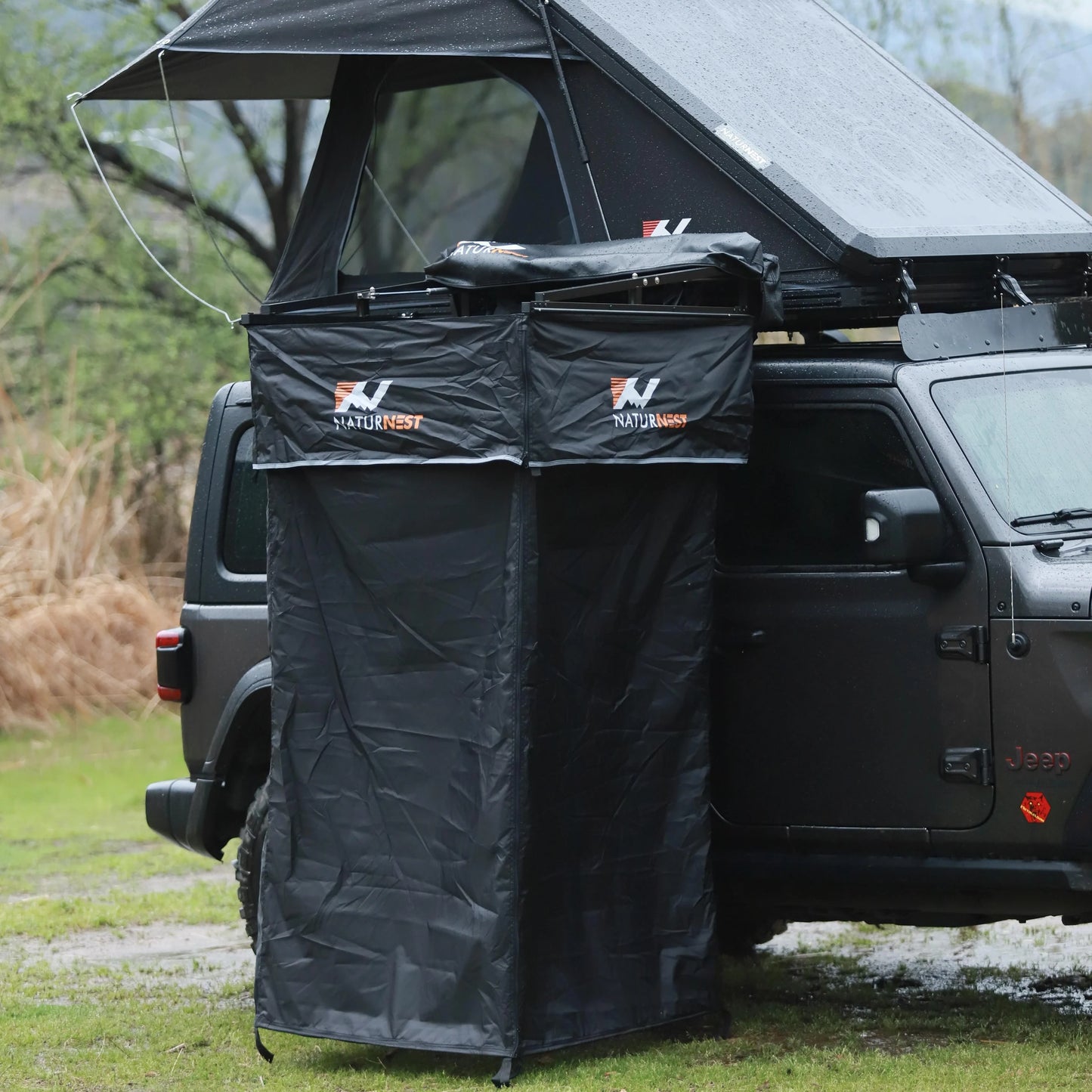 Naturnest Shower Awning | Ultimate Outdoor Shower Solution