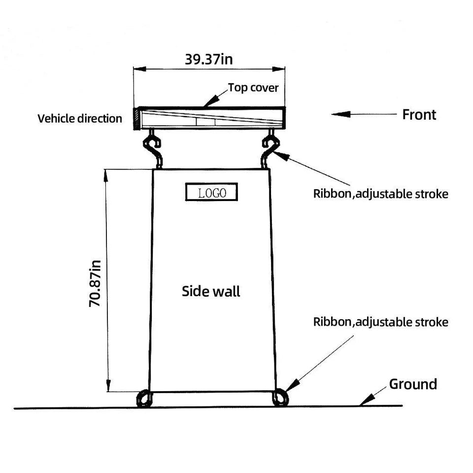 Naturnest Shower Awning | Ultimate Outdoor Shower Solution