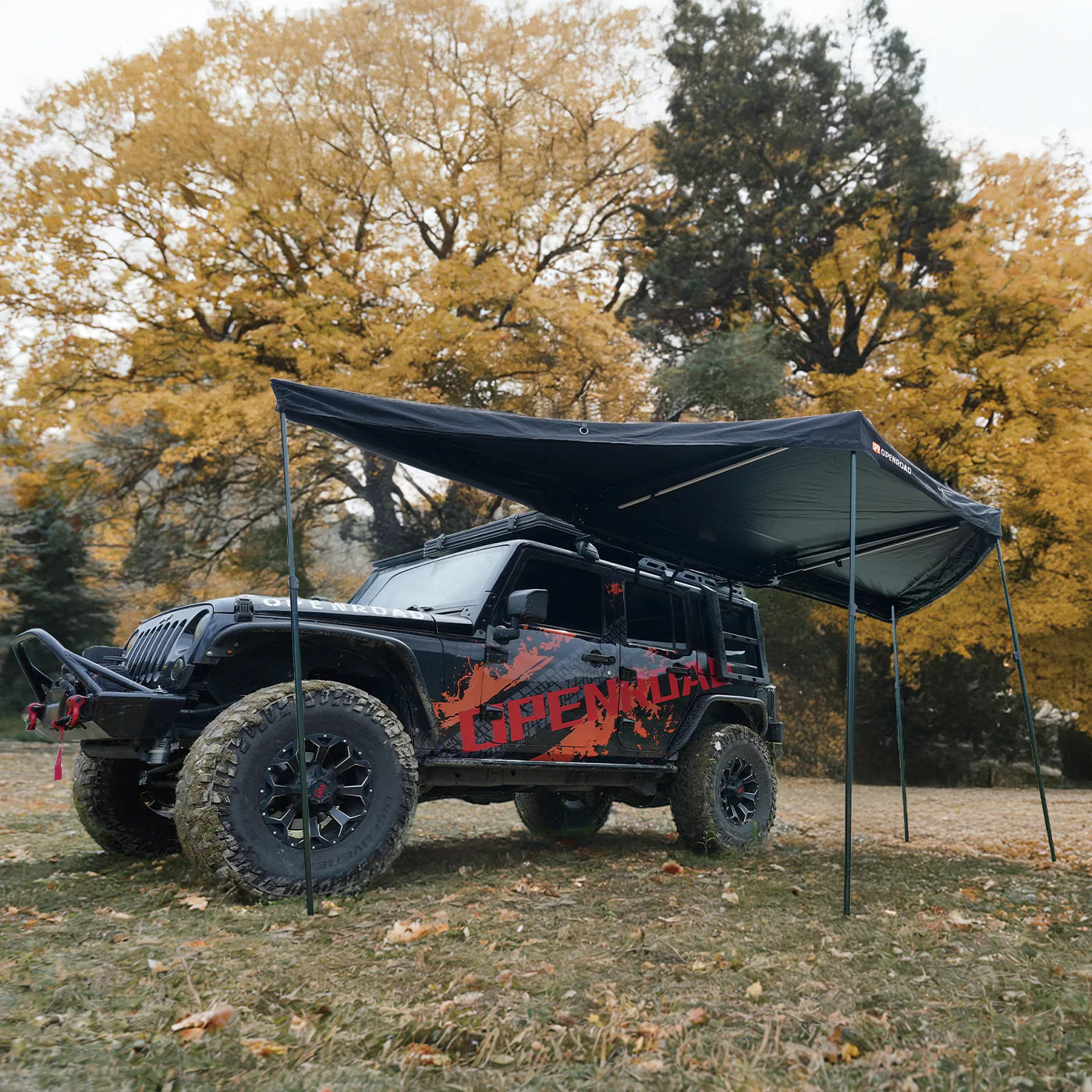OPENROAD4WD 180 Free Standing Awning | Compact Shade