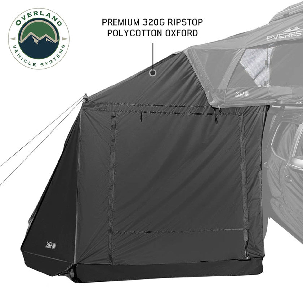 Overland Vehicle Systems XD Everest Cantilever Hard Shell Roof Top Tent
