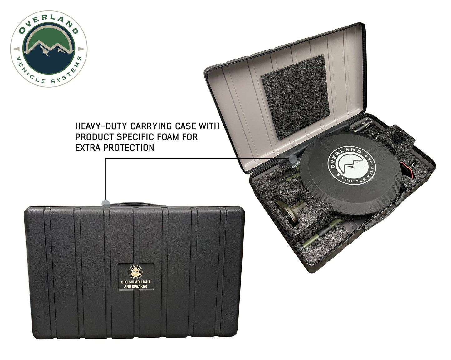 Overland Vehicle Systems Camp Light Overland Vehicle Systems UFO Solar Light  Pods & Speaker