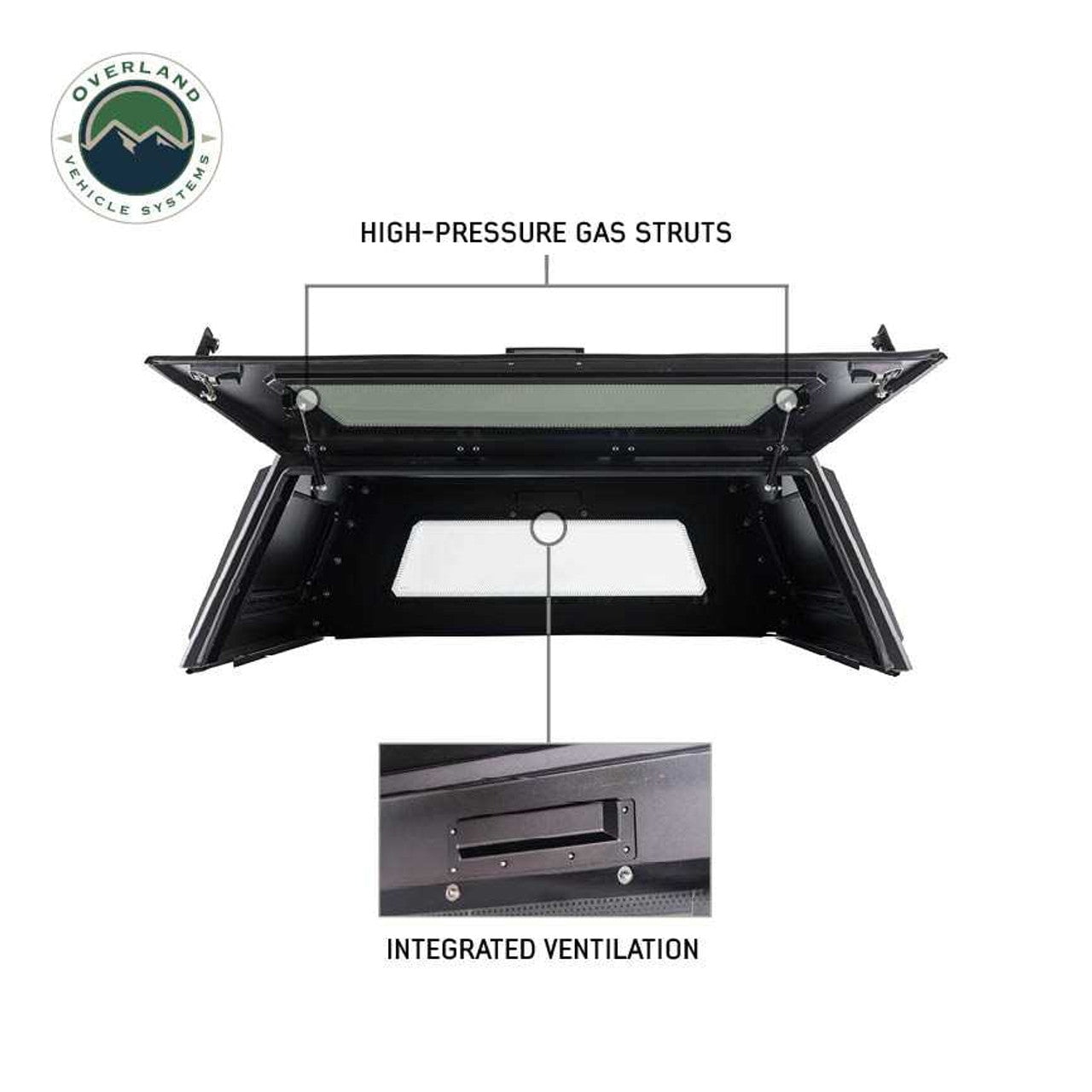Overland Vehicle Systems Camper Shell Expedition | Truck Cap | Overland Vehicle Systems