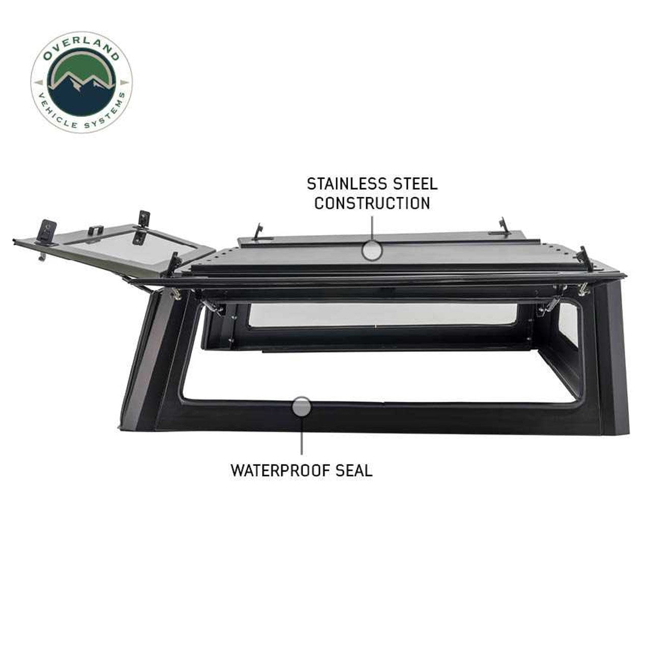 Overland Vehicle Systems Camper Shell Expedition | Truck Cap | Overland Vehicle Systems