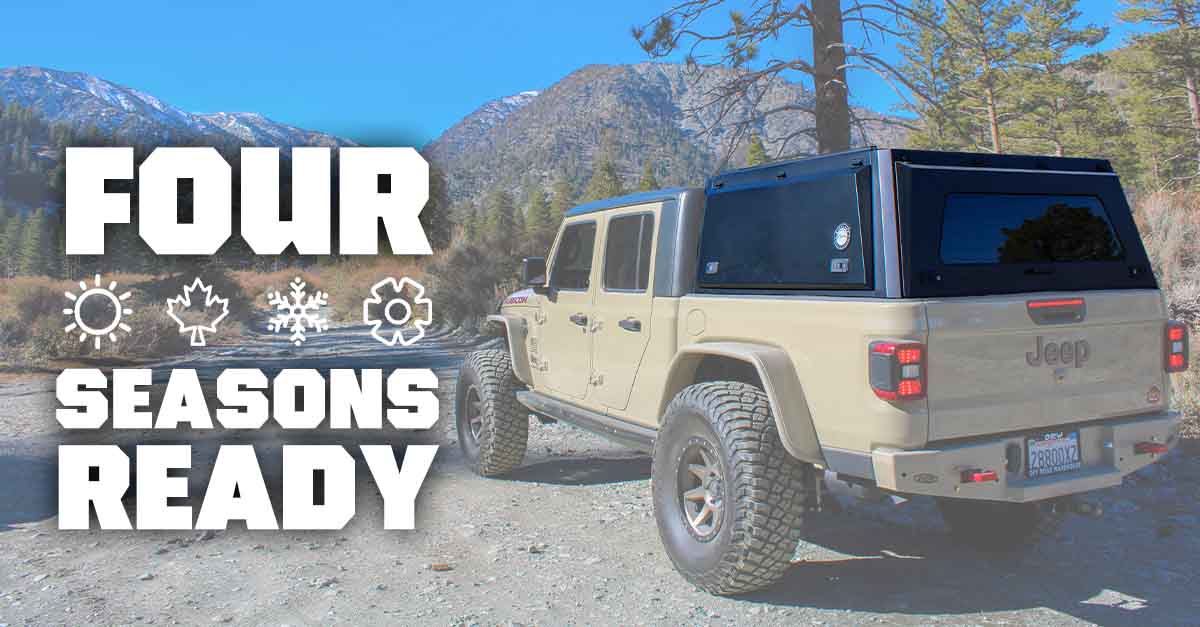 Overland Vehicle Systems Camper Shell Expedition | Truck Cap | Overland Vehicle Systems