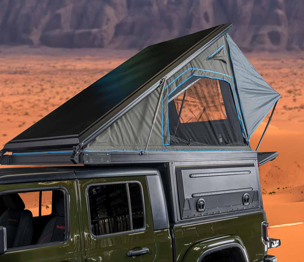 Overland Vehicle Systems Camper Shell Tent MagPak | Camper Shell Rooftop Tent | Overland Vehicle Systems