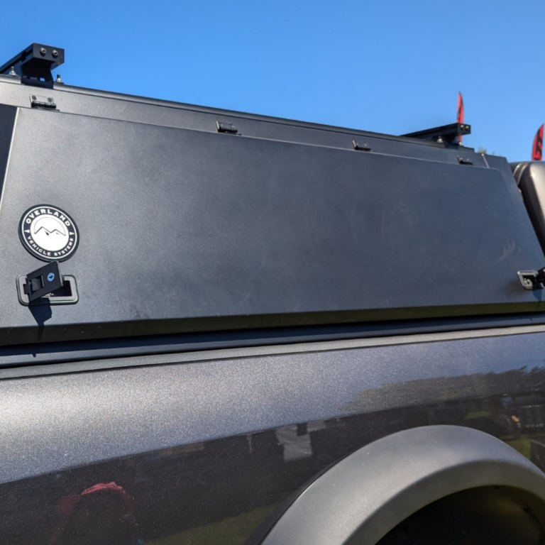 Overland Vehicle Systems Expedition Hard Shell Truck Cap w/ Free Crossbars Through 7/31