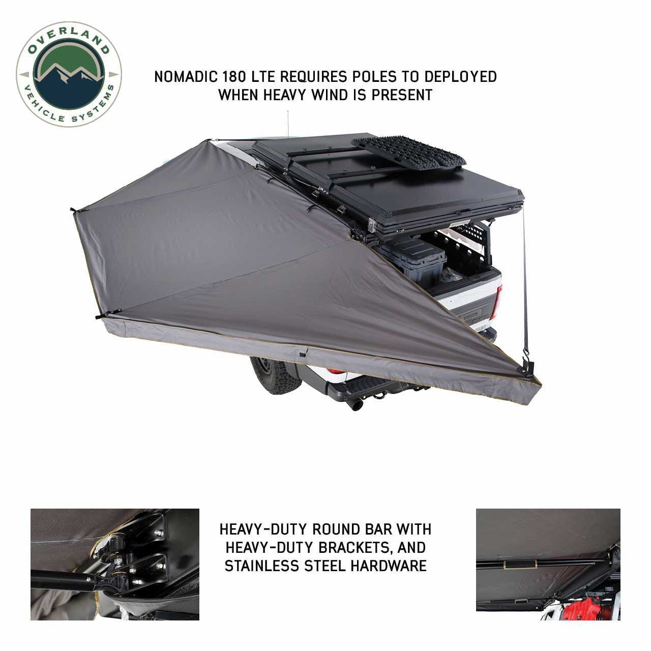 Overland Vehicle Systems Nomadic 180 Awning | Overland Vehicle Systems