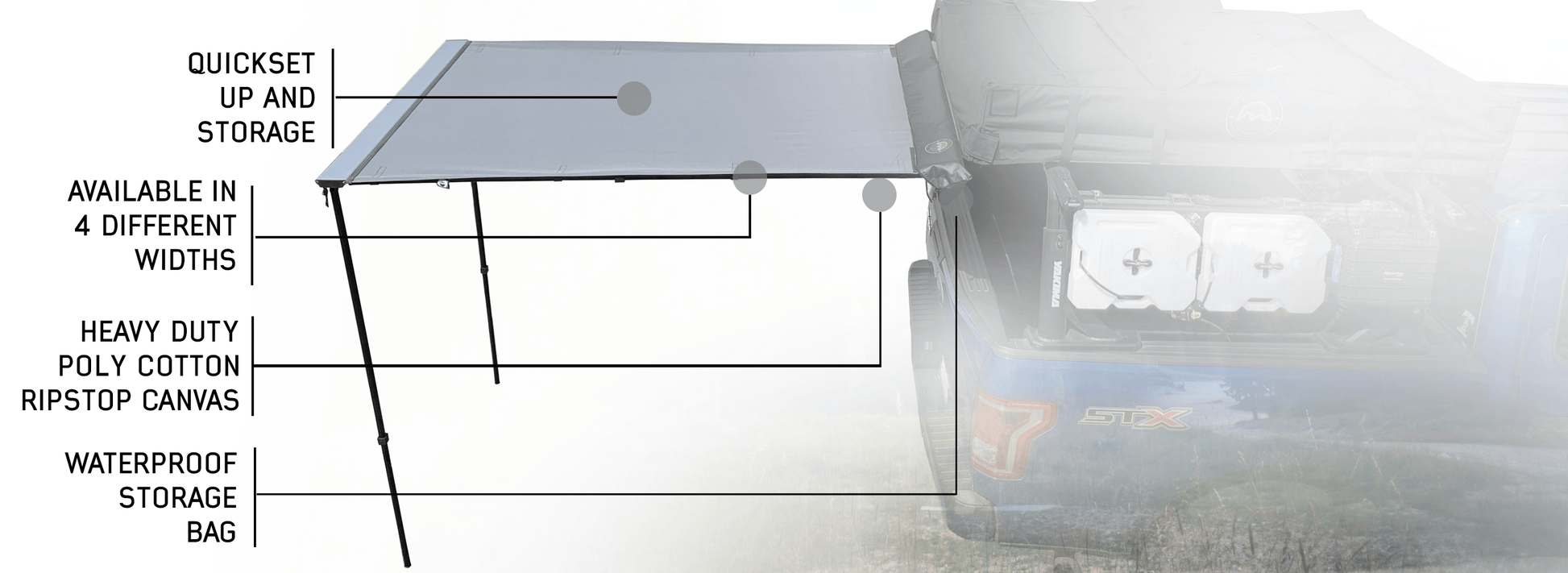 Overland Vehicle Systems Nomadic Awning | Overland Vehicle Systems