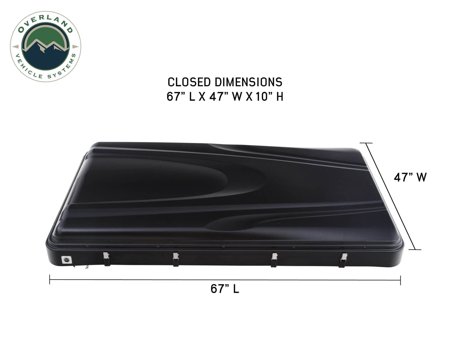 Overland Vehicle Systems Overland Vehicle Systems Bushveld Hard Shell 4 Person Roof Top Tent