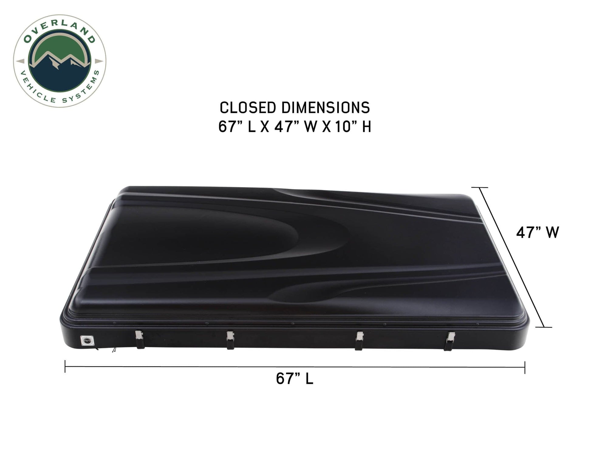 Overland Vehicle Systems Overland Vehicle Systems Bushveld Hard Shell 4 Person Roof Top Tent