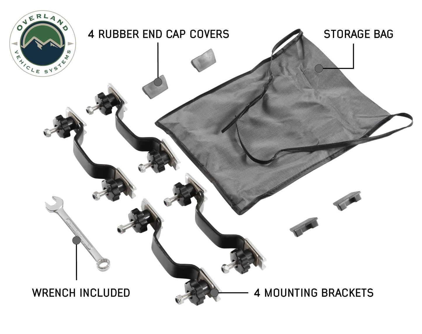 Overland Vehicle Systems Overland Vehicle Systems Bushveld Hard Shell 4 Person Roof Top Tent
