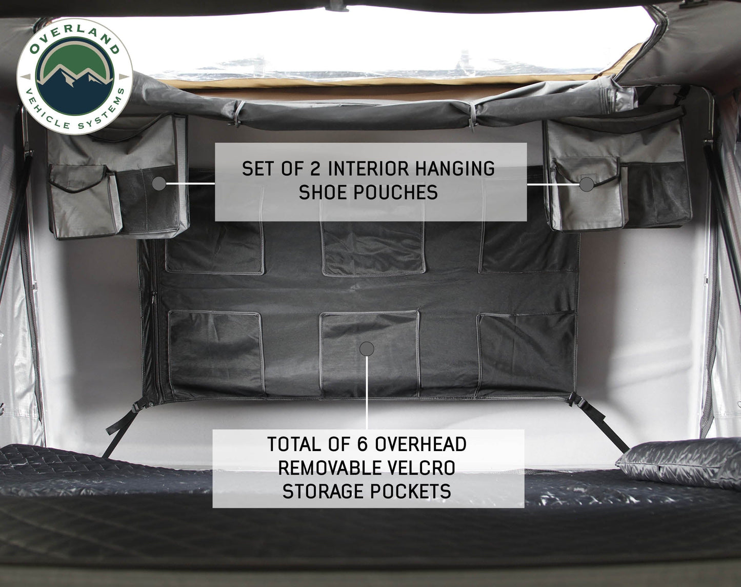Overland Vehicle Systems Overland Vehicle Systems Bushveld Hard Shell 4 Person Roof Top Tent