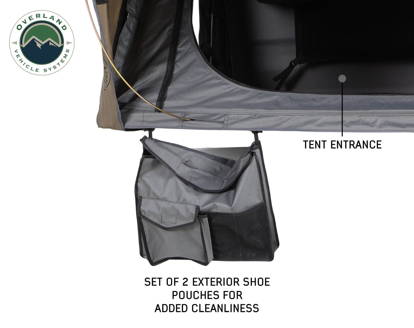 Overland Vehicle Systems Overland Vehicle Systems Bushveld Hard Shell 4 Person Roof Top Tent