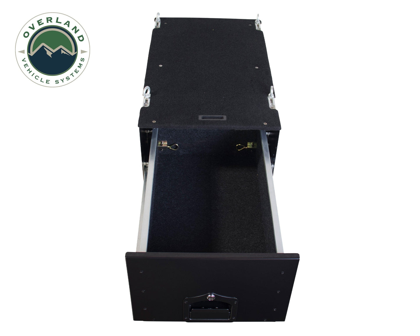 Overland Vehicle Systems Overland Vehicle Systems Cargo Box With Slide Out Drawer & Working Station Size