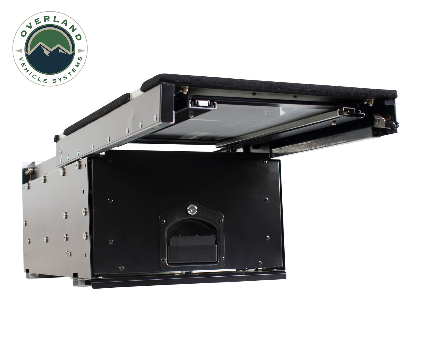 Overland Vehicle Systems Overland Vehicle Systems Cargo Box With Slide Out Drawer & Working Station Size
