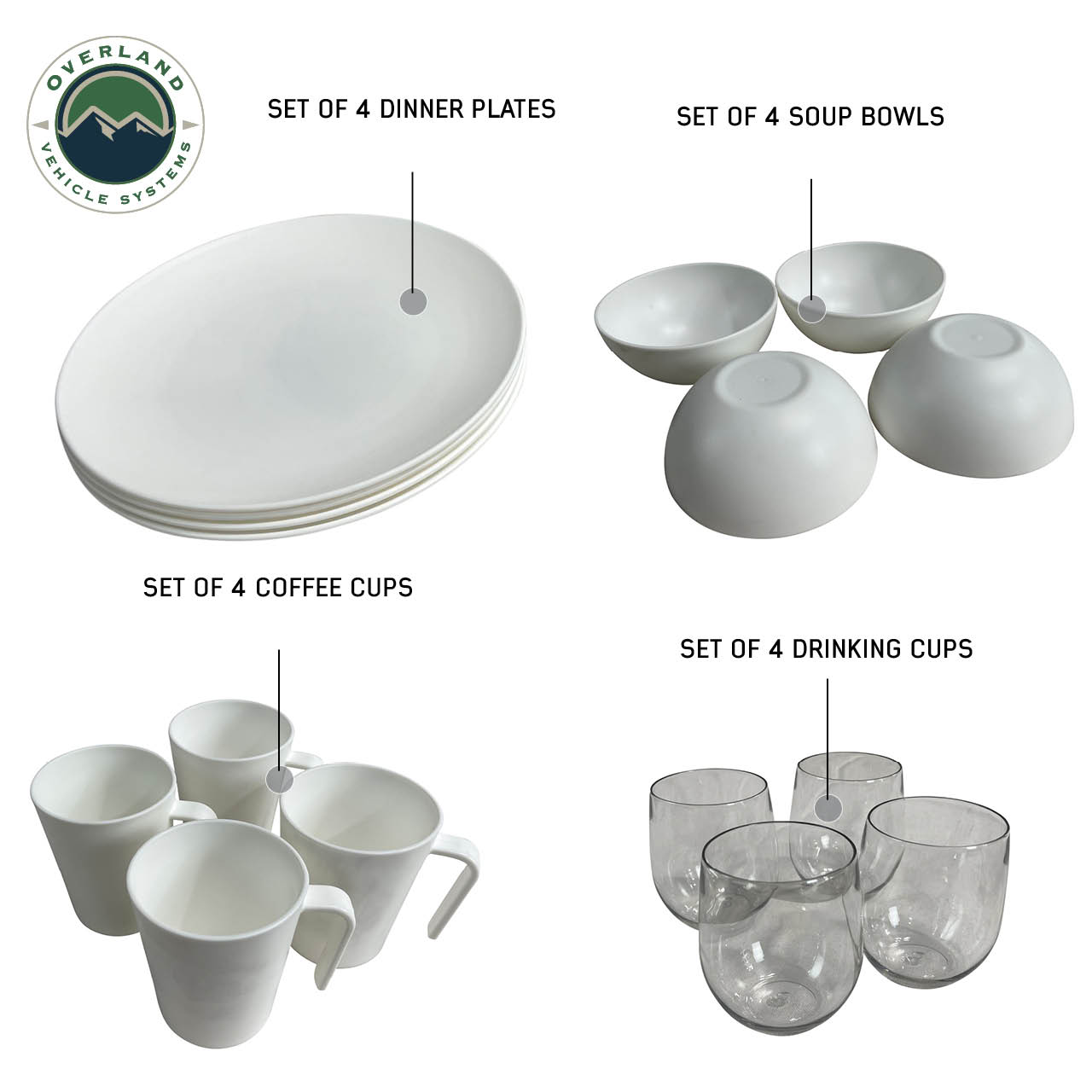 Overland Vehicle Systems Overland Vehicle Systems CP Duty 39 Piece Glamping Kitchen System