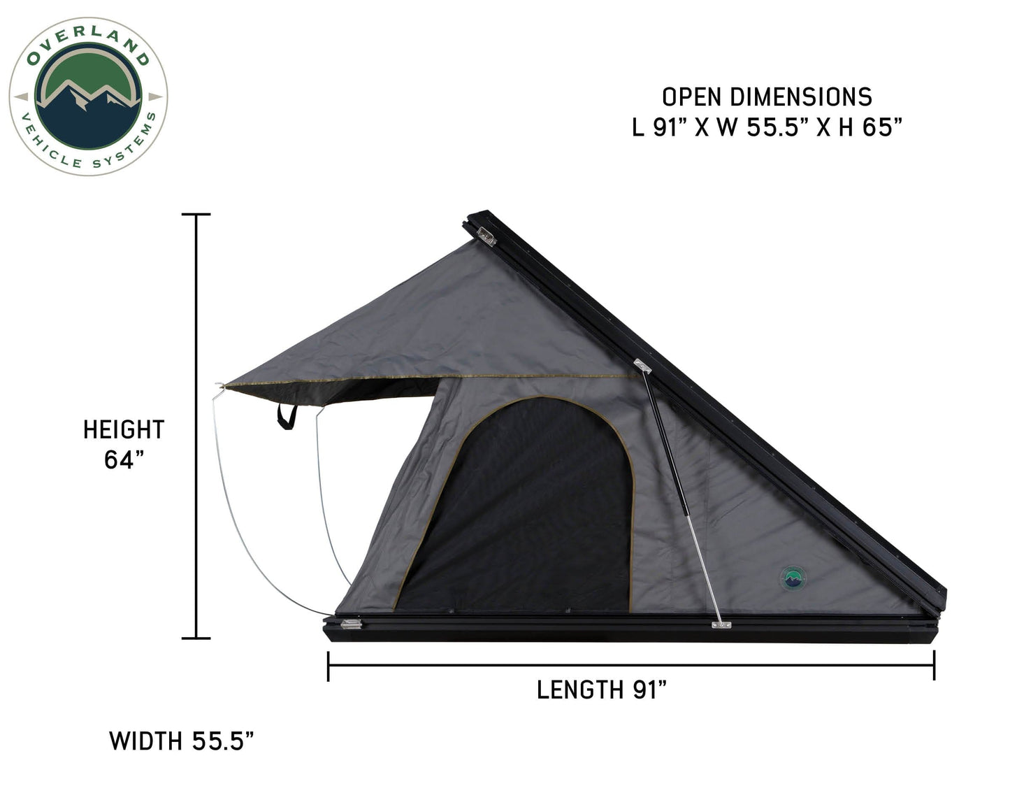 Overland Vehicle Systems Overland Vehicle Systems Mamba 3 Roof Top Tent