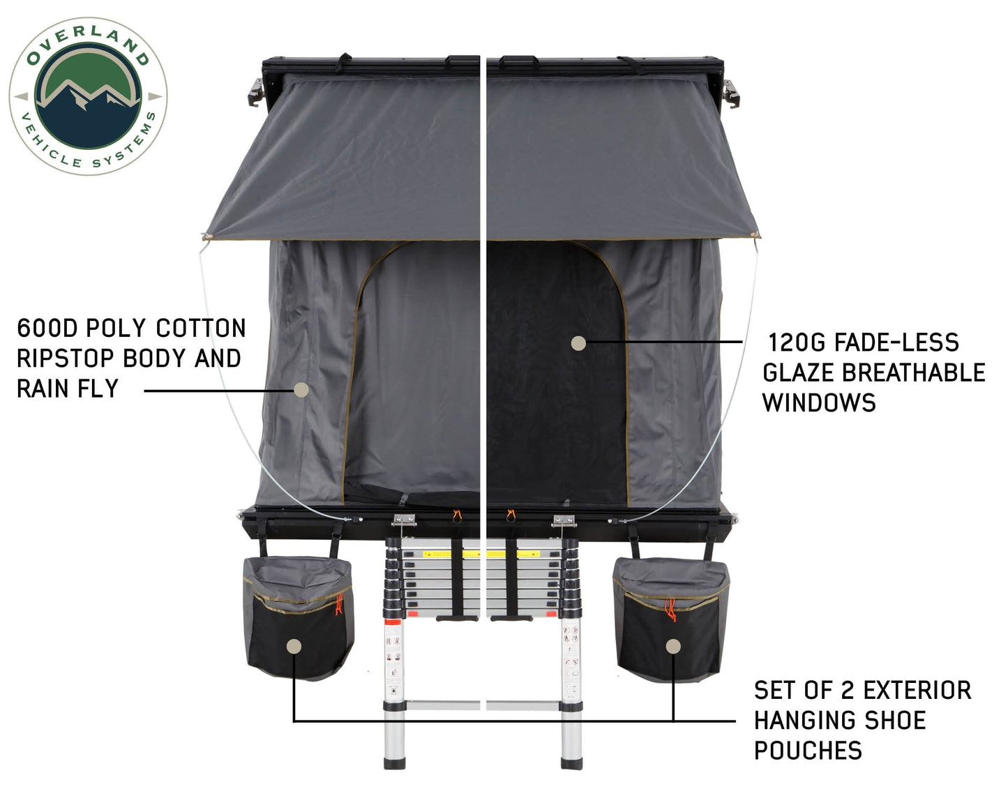 Overland Vehicle Systems Overland Vehicle Systems Mamba 3 Roof Top Tent