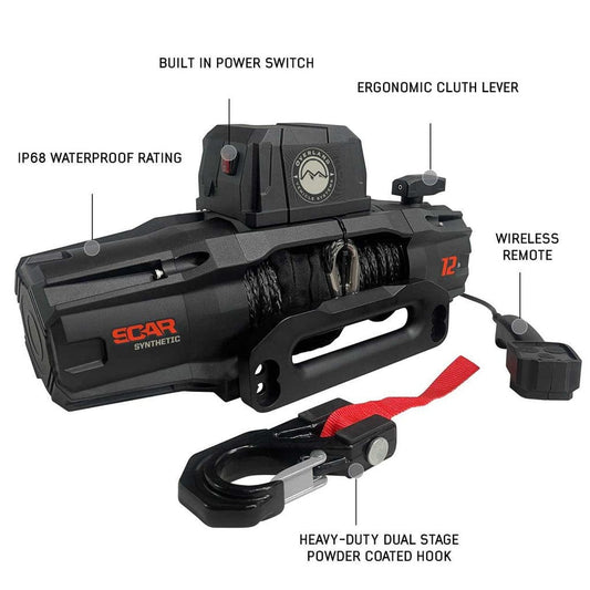 Overland Vehicle Systems Overland Vehicle Systems SCAR 12S Winch