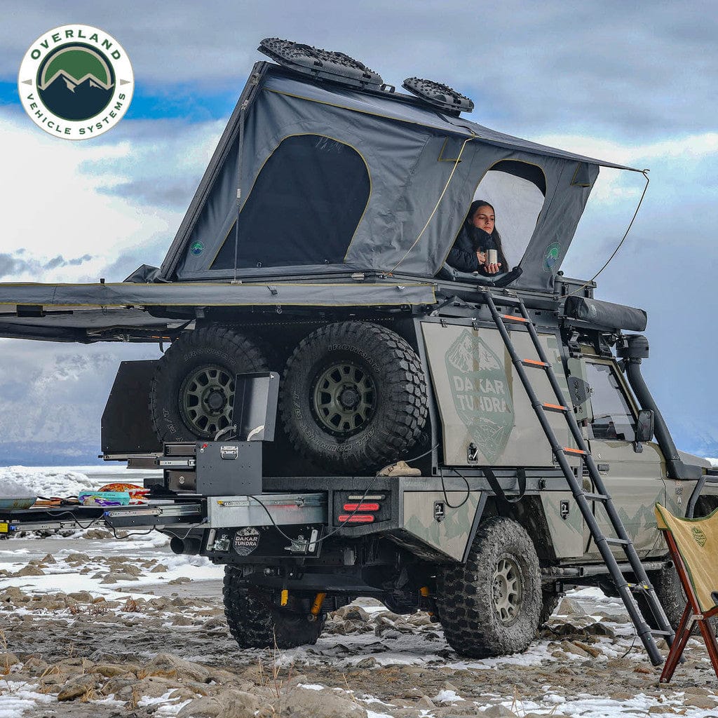 Overland Vehicle Systems Overland Vehicle Systems Sidewinder Aluminum Side Opening 2-3 Person Roof Top Tent