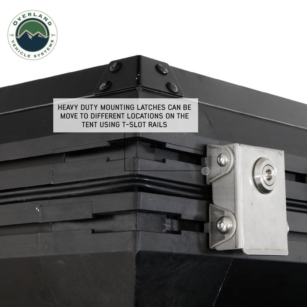 Overland Vehicle Systems Overland Vehicle Systems Sidewinder Aluminum Side Opening 2-3 Person Roof Top Tent