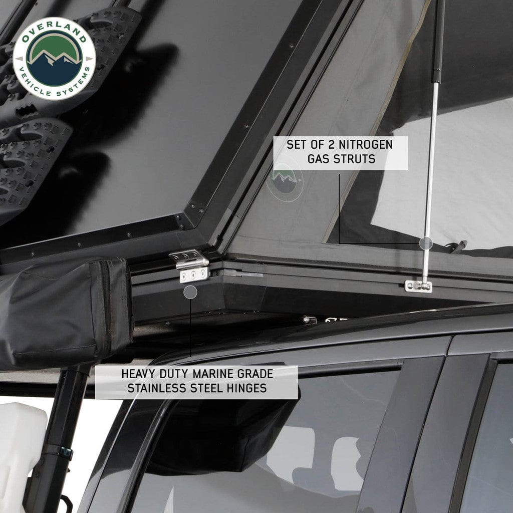 Overland Vehicle Systems Overland Vehicle Systems Sidewinder Aluminum Side Opening 2-3 Person Roof Top Tent