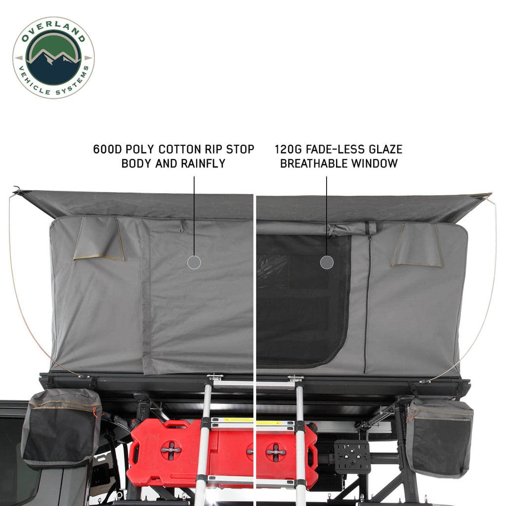 Overland Vehicle Systems Overland Vehicle Systems Sidewinder Aluminum Side Opening 2-3 Person Roof Top Tent