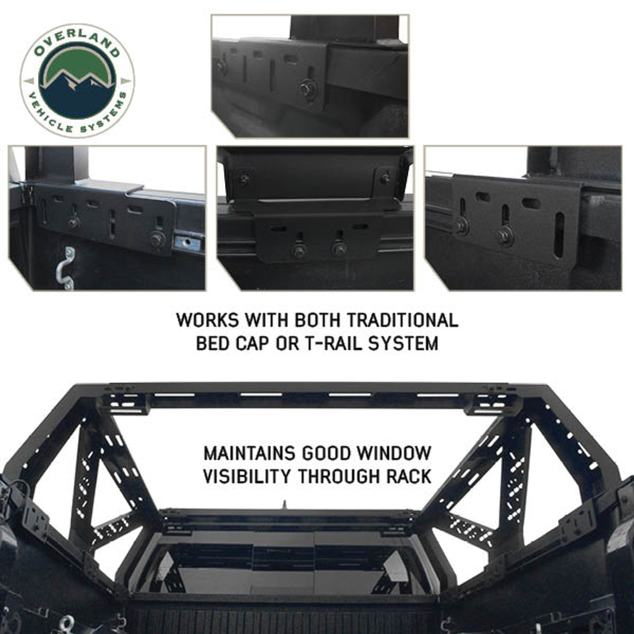 Overland Vehicle Systems Mid Height Modular Truck Bed Rack
