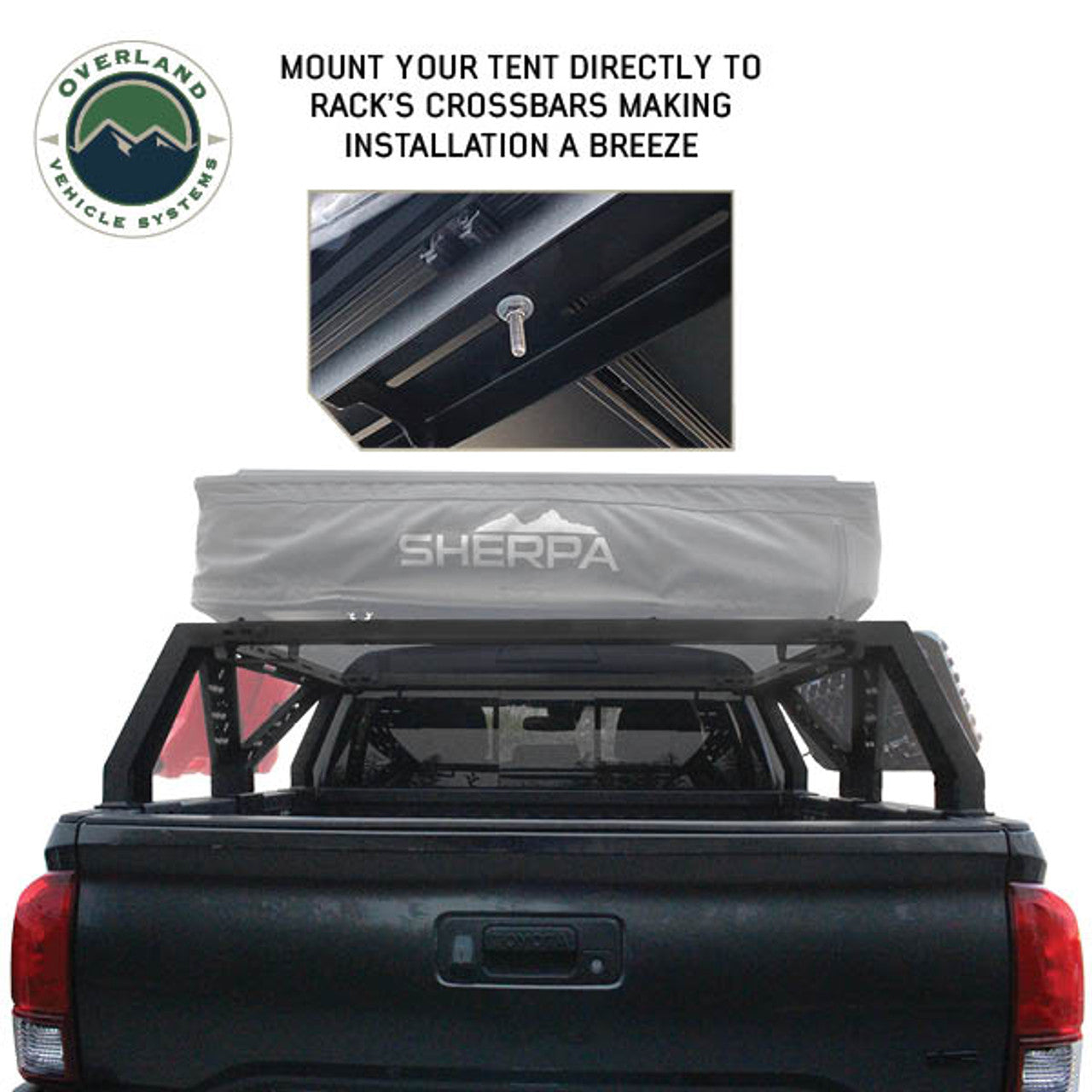 Overland Vehicle Systems Mid Height Modular Truck Bed Rack