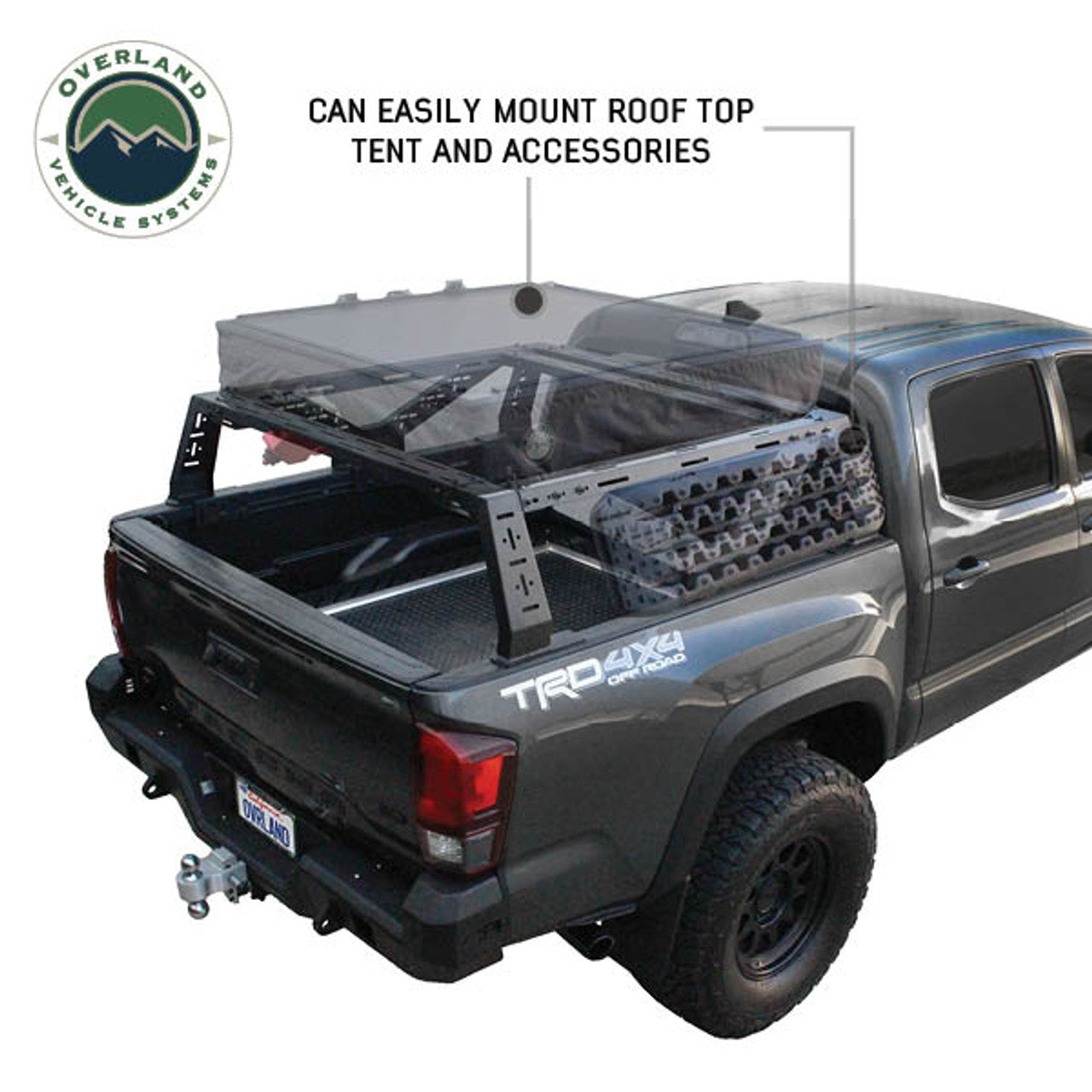 Overland Vehicle Systems Mid Height Modular Truck Bed Rack