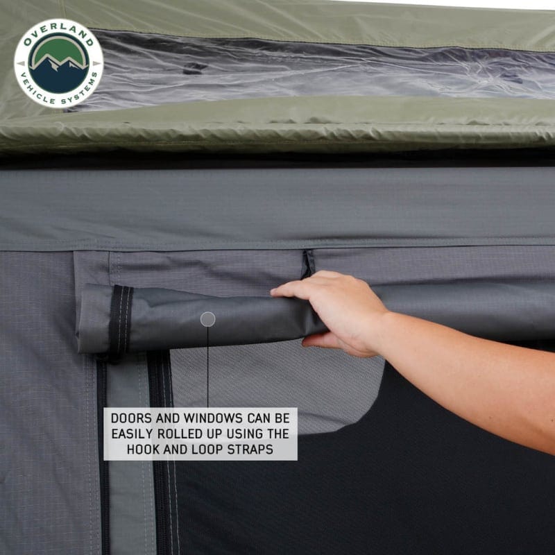Overland Vehicle Systems (OVS) Soft Shell Roof Top Tent Overland Vehicle Systems Nomadic Standard Roof Top Tent
