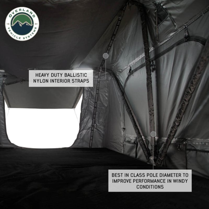 Overland Vehicle Systems (OVS) Soft Shell Roof Top Tent Overland Vehicle Systems Nomadic Standard Roof Top Tent