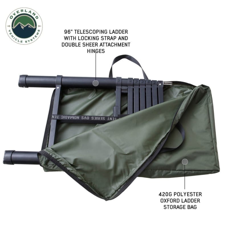 Overland Vehicle Systems (OVS) Soft Shell Roof Top Tent Overland Vehicle Systems Nomadic Standard Roof Top Tent