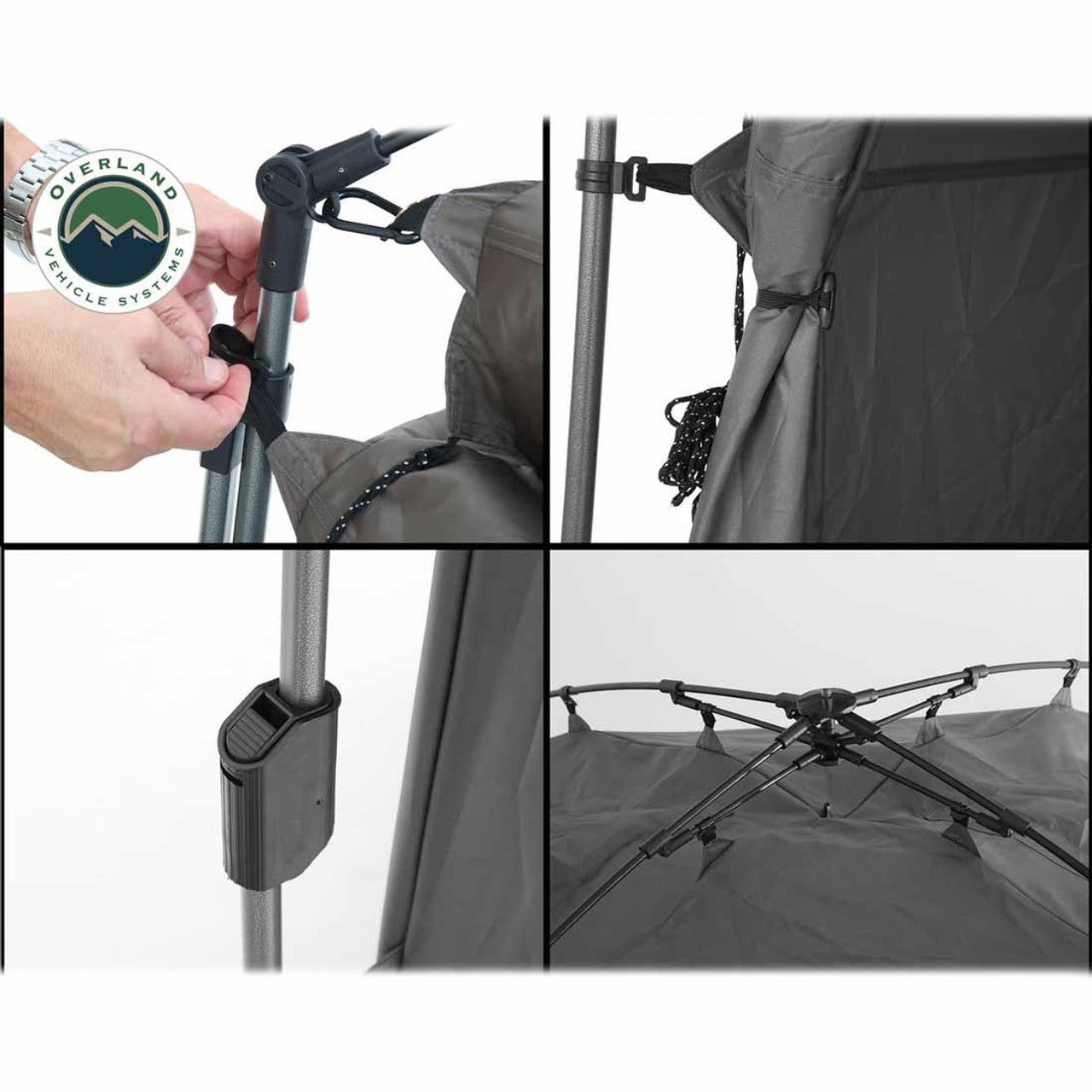 Portable Privacy Room with Shower | Overland Vehicle Systems