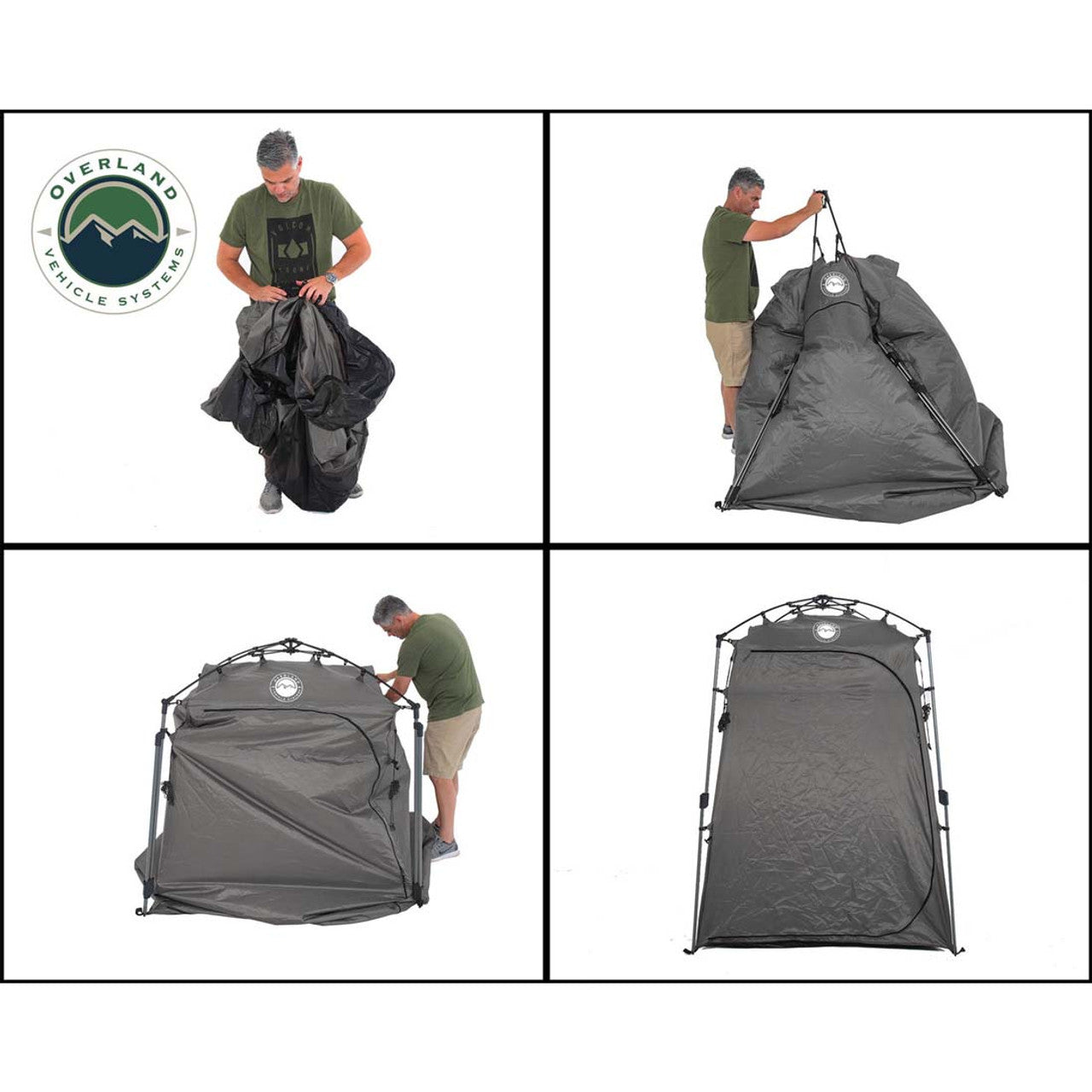 Portable Privacy Room with Shower | Overland Vehicle Systems