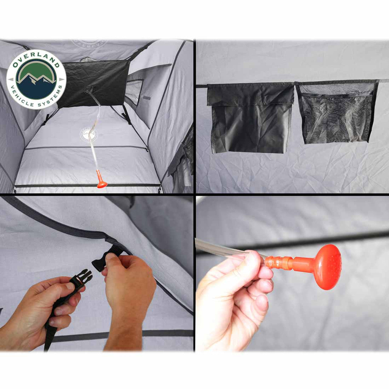 Portable Privacy Room with Shower | Overland Vehicle Systems