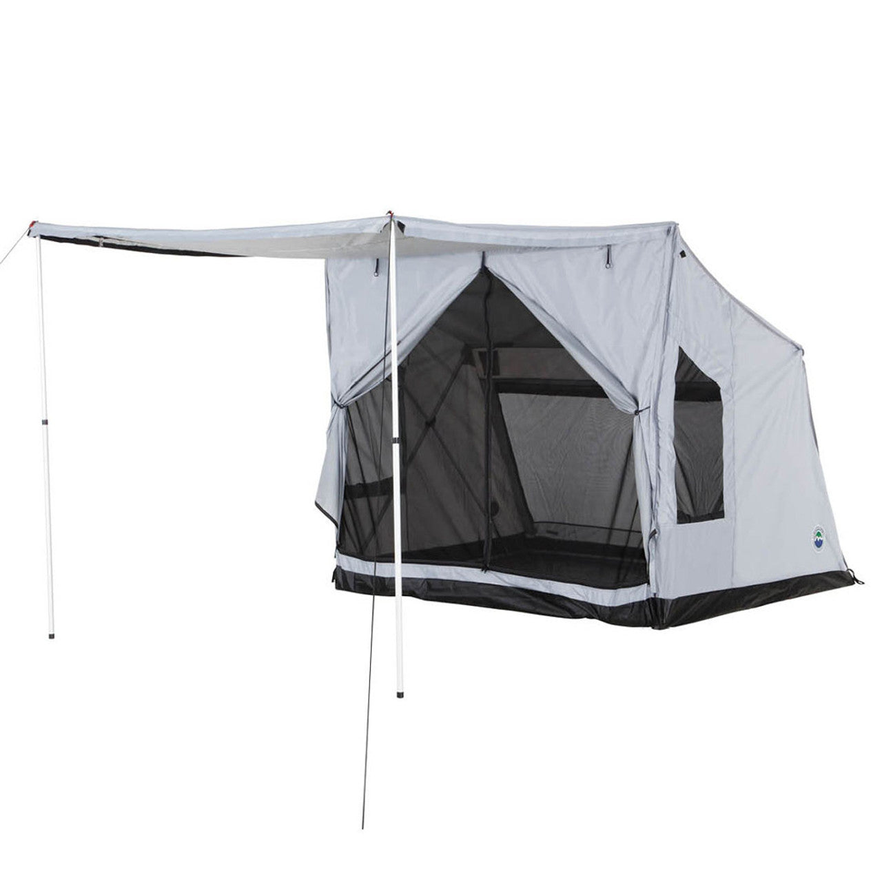 Overland Vehicle Systems Portable Safari Tent - Quick Deploying Gray Ground Tent