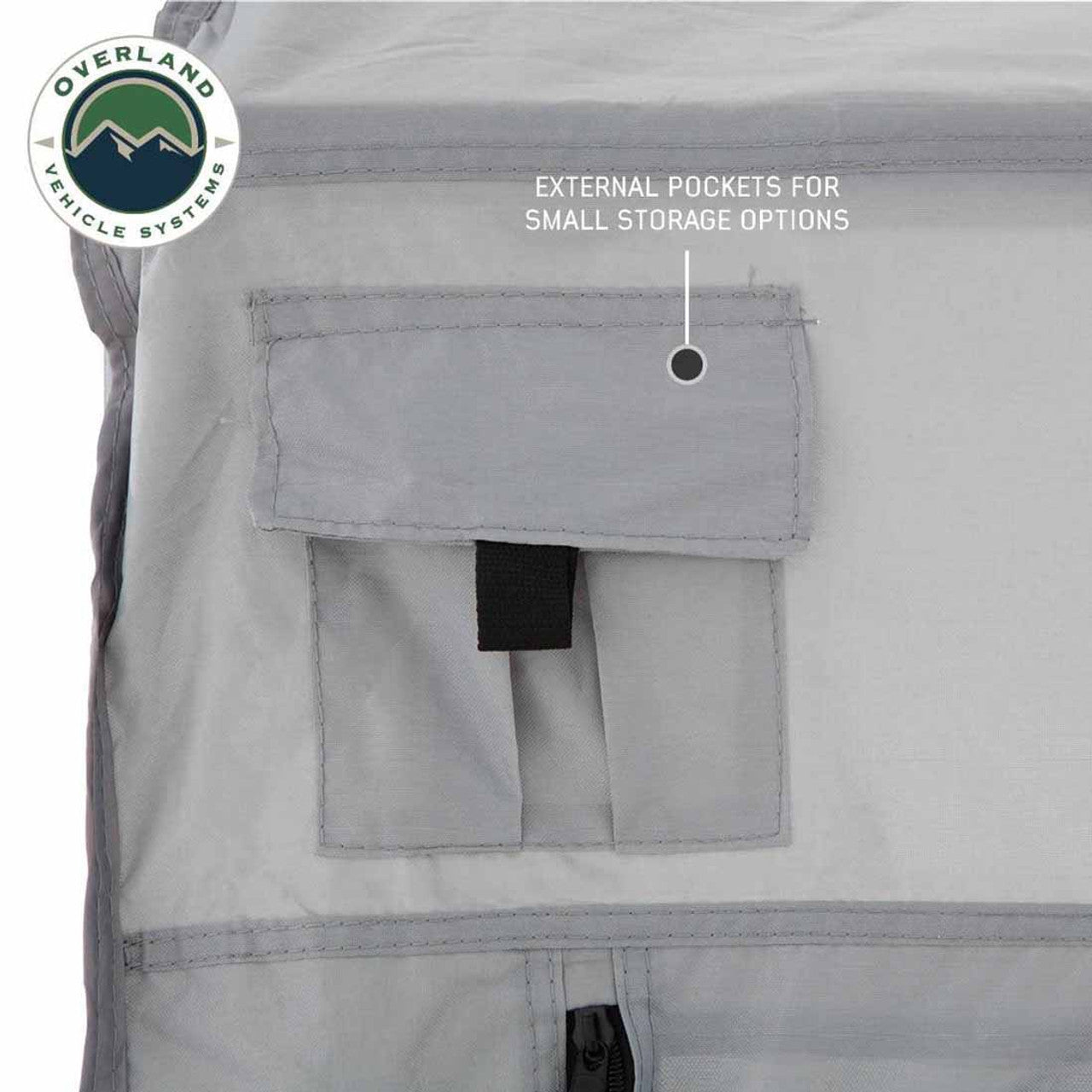Overland Vehicle Systems Portable Safari Tent - Quick Deploying Gray Ground Tent