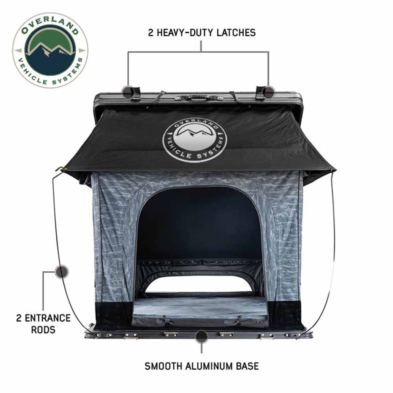Overland Vehicle Systems XD Lhotse | Alluminum Hard Shell Rooftop Tent