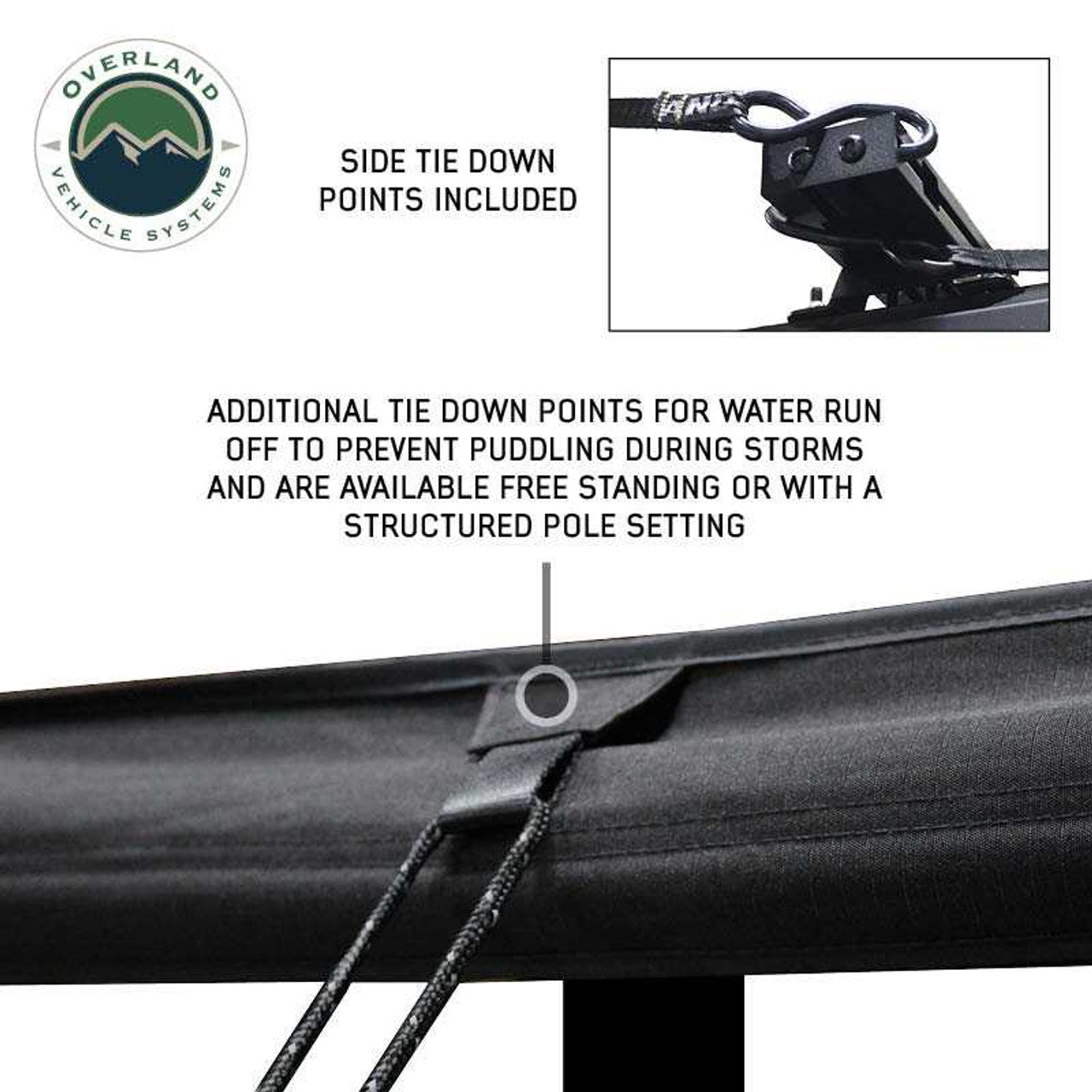 Overland Vehicle Systems XD Nomadic 270/180 Blackout Awning