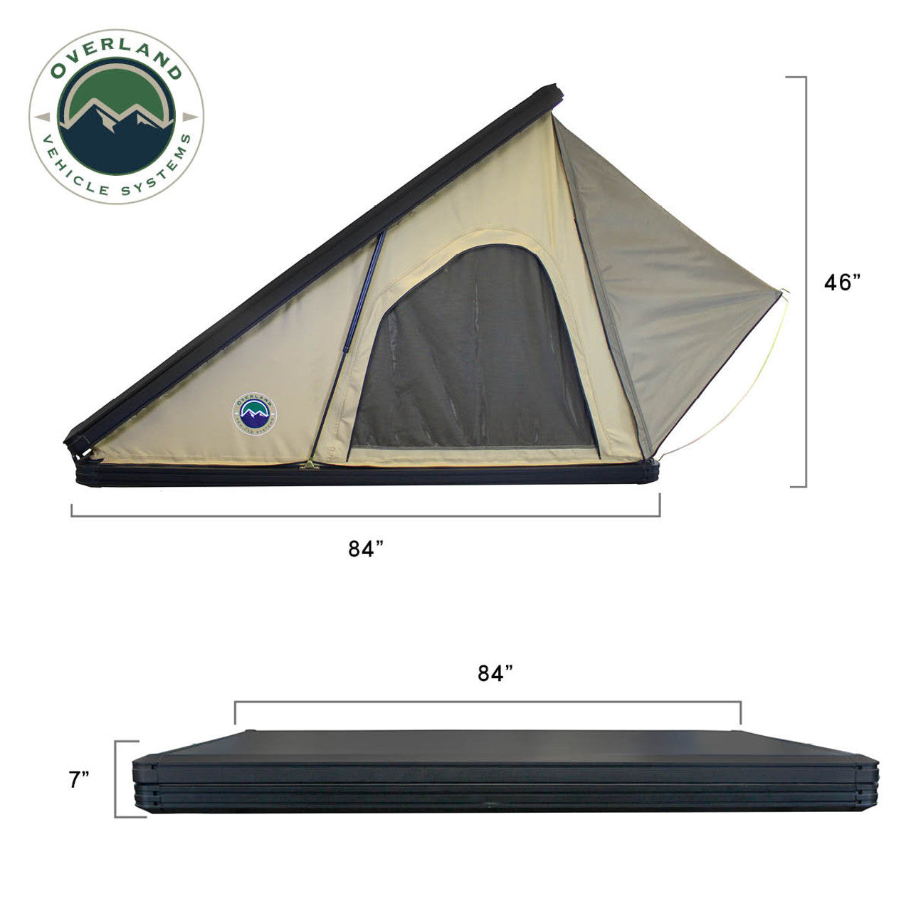 Overland Vehicle Systems TMON LD | Hard Shell Rooftop Tent
