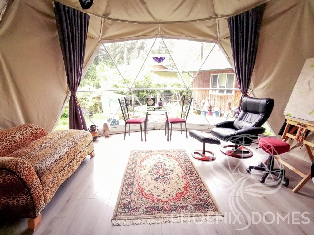 Phoenix Domes Dome DELUXE | 16' (5m) 4- Season Glamping Dome Package | Phoenix Domes