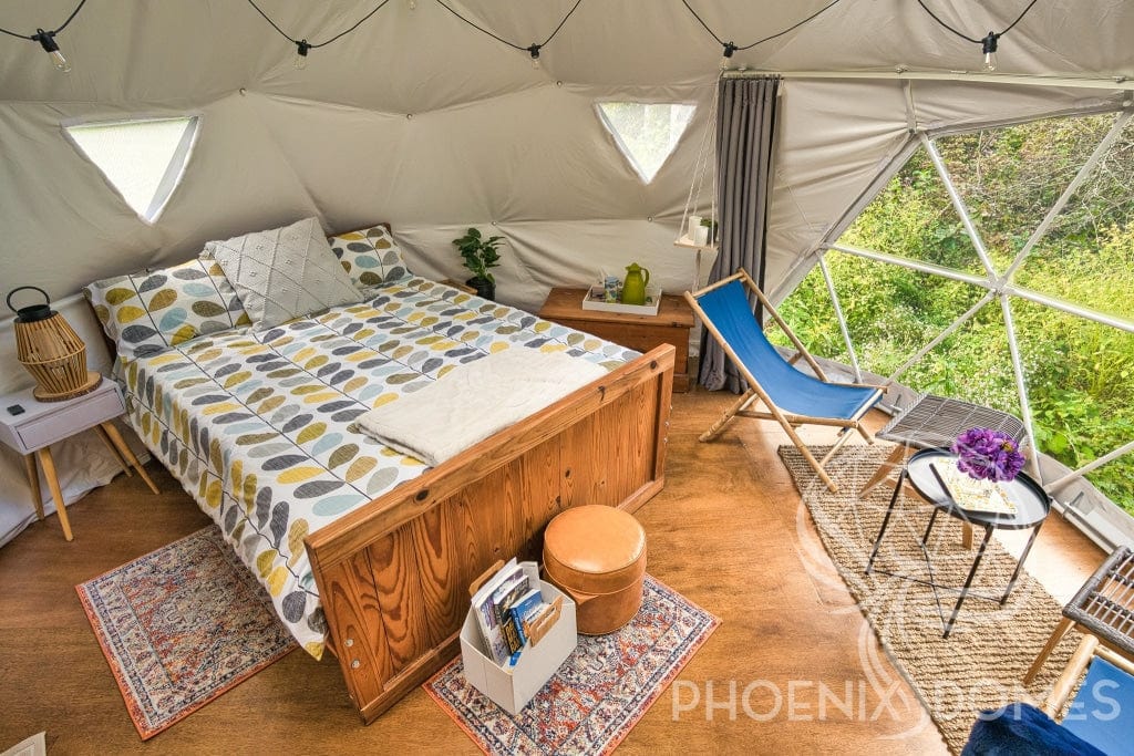 Phoenix Domes Dome DELUXE | 16' (5m) 4- Season Glamping Dome Package | Phoenix Domes