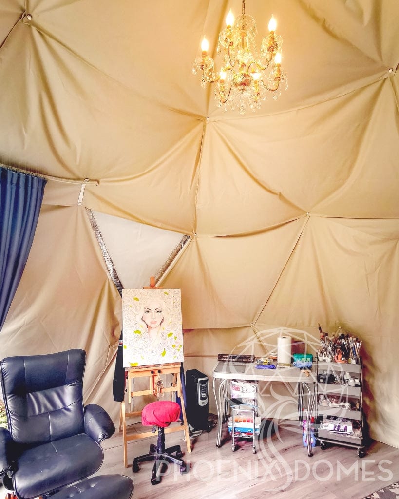 Phoenix Domes Dome DELUXE | 16' (5m) 4- Season Glamping Dome Package | Phoenix Domes