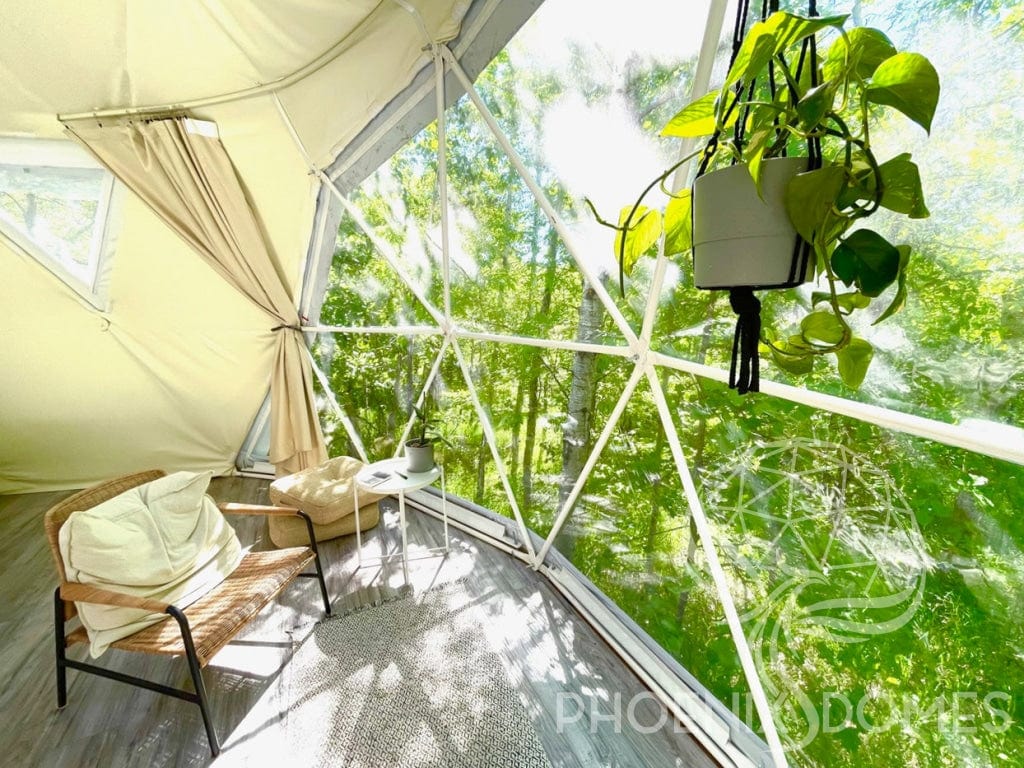 Phoenix Domes Dome DELUXE | 16' (5m) 4- Season Glamping Dome Package | Phoenix Domes