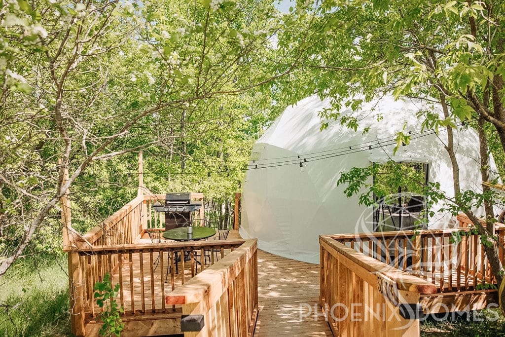 Phoenix Domes Dome DELUXE | 16' (5m) 4- Season Glamping Dome Package | Phoenix Domes