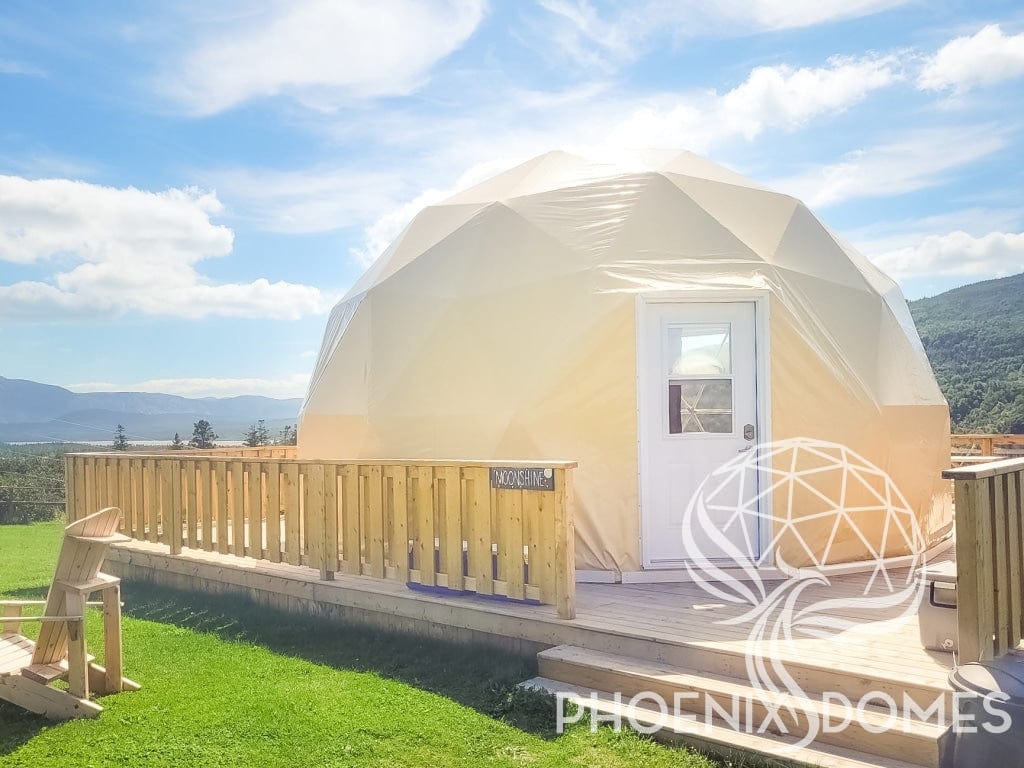Phoenix Domes Dome DELUXE | 4-Season Glamping Geodesic Dome Package | Phoenix Domes